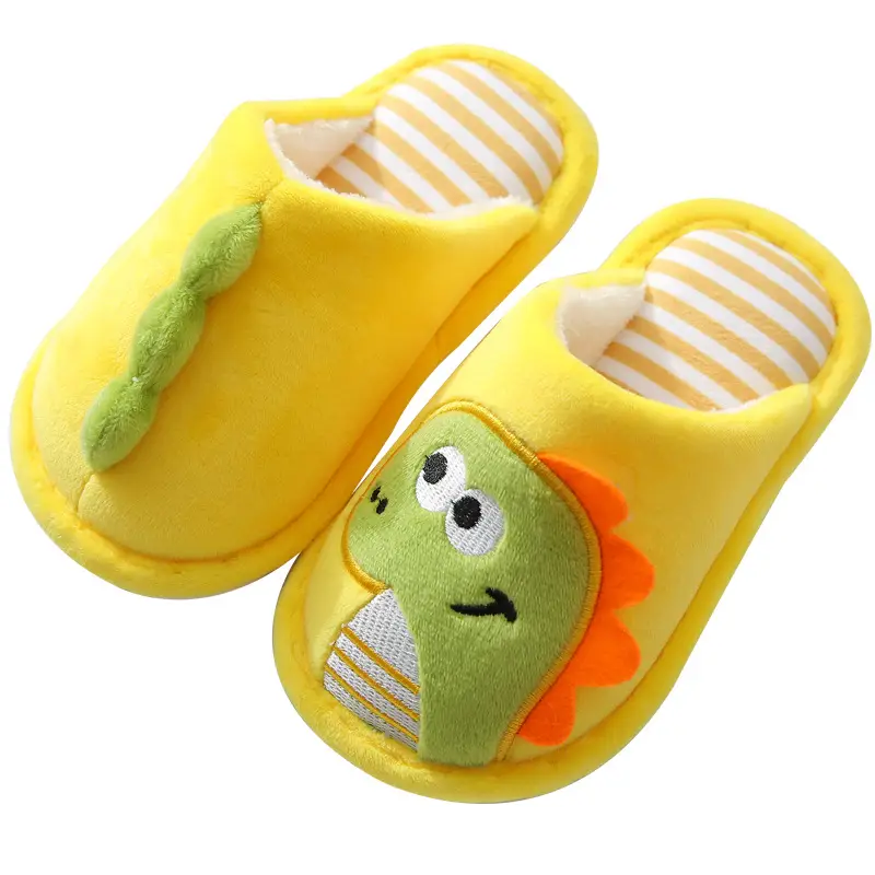 Children's cotton slippers girls' boys' home indoor soft bottom autumn and winter girls' baby cotton slippers - Image 10