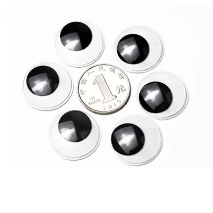Adhesive Black White Eye Stickers 200pcs Mix Size - Image 6