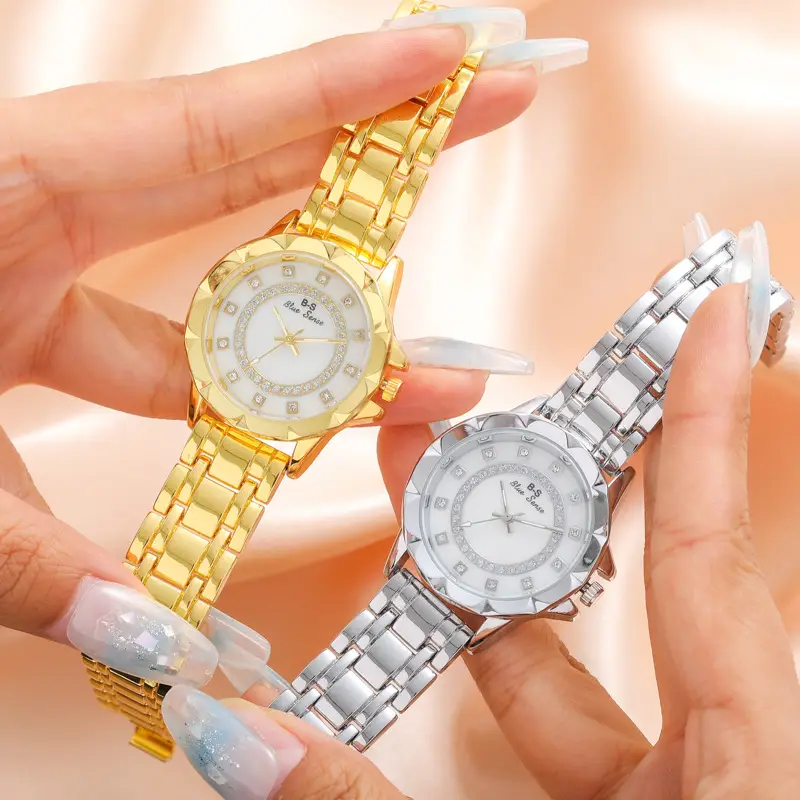 Silver Diamond Watch for Women with Adjustable Bracelet — feature 7