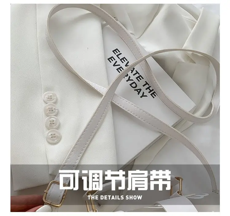 Women's Transparent Jelly Crossbody Bag with Graffiti Design — feature 8