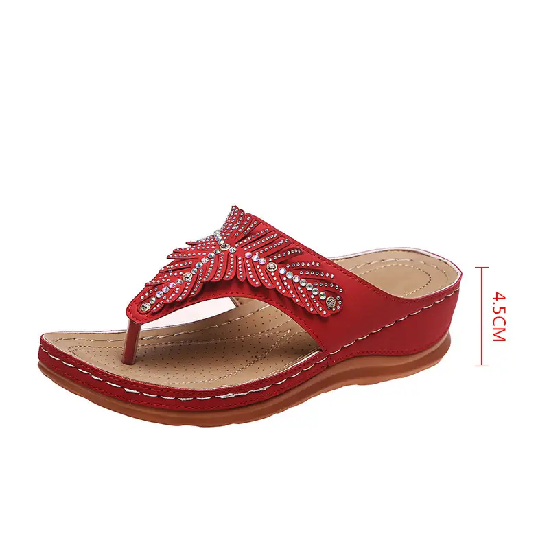2023 Summer European Plus Size African Wedge Sandals
