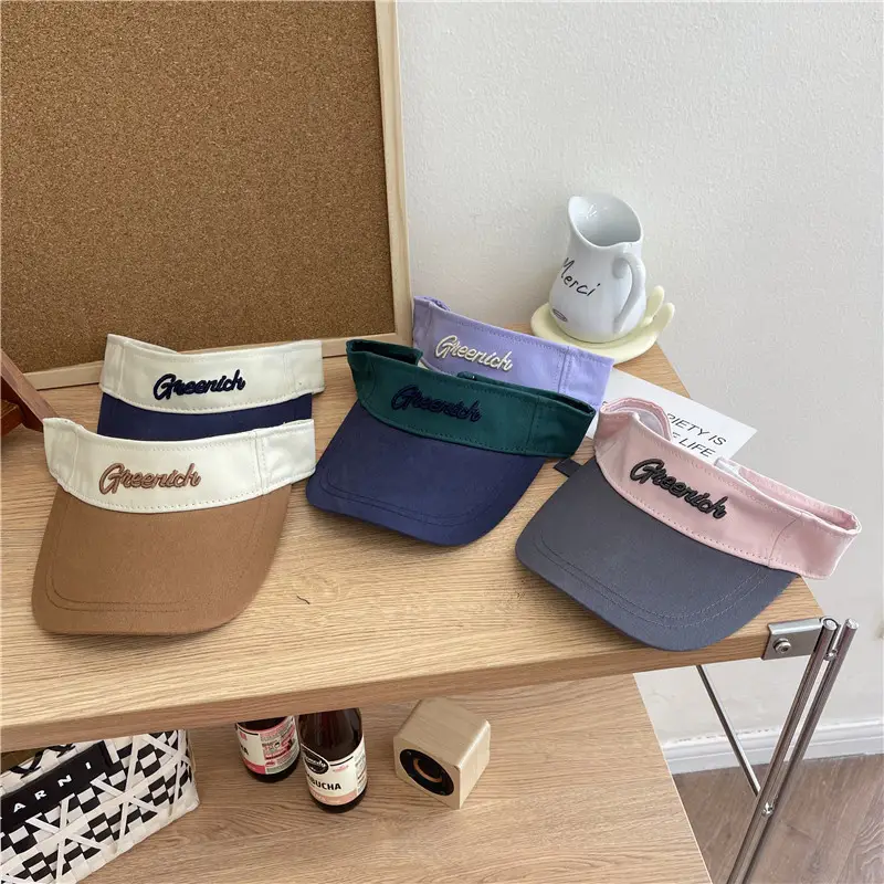 Women's Korean-style Ins Letter Cap Navy White - Image 7