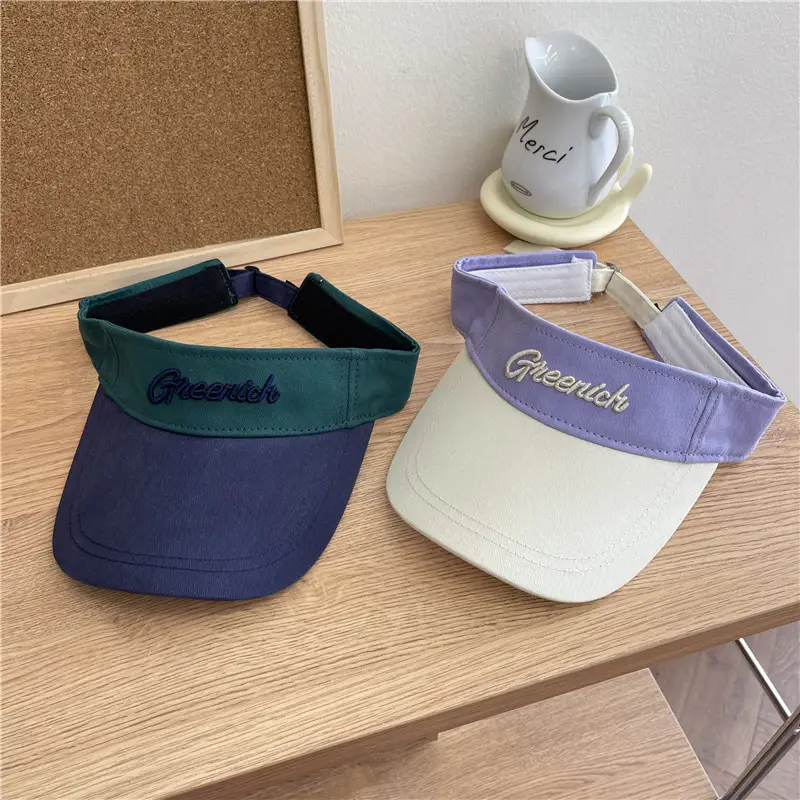 Women's Korean-style Ins Letter Cap Navy White - Image 8