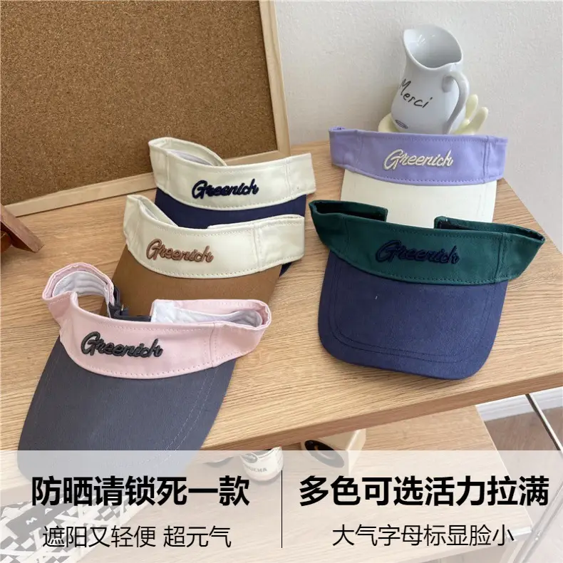 Women's Korean-style Ins Letter Cap Navy White — feature 2