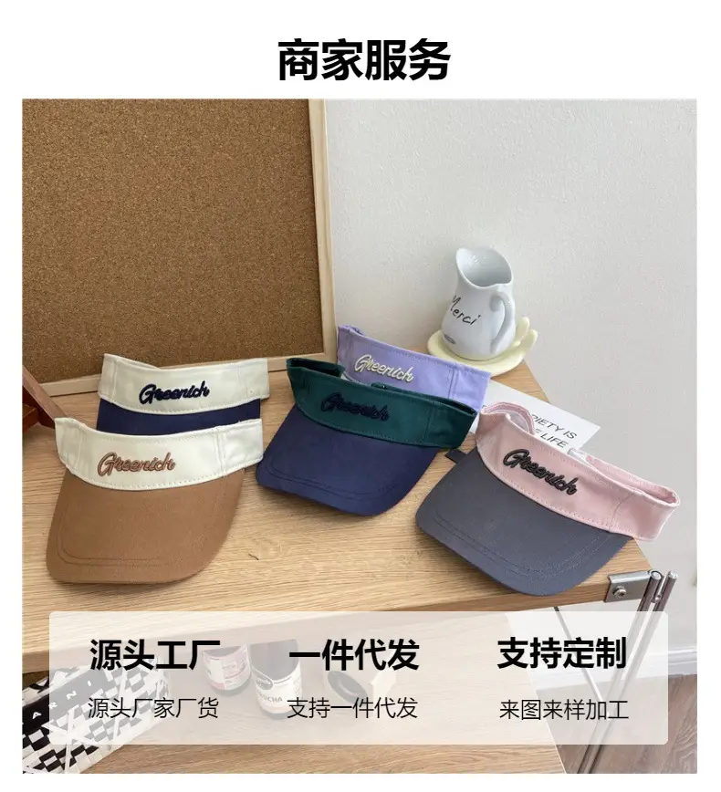 Women's Korean-style Ins Letter Cap Navy White — feature 3