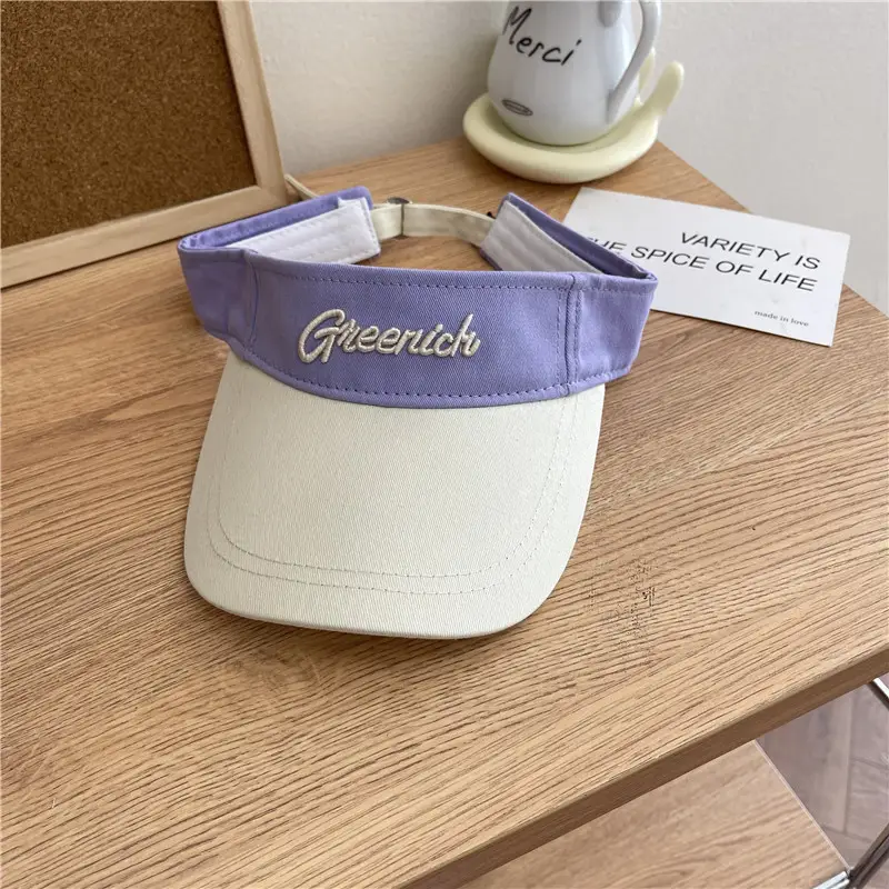 Women's Korean-style Ins Letter Cap Navy White - Image 5