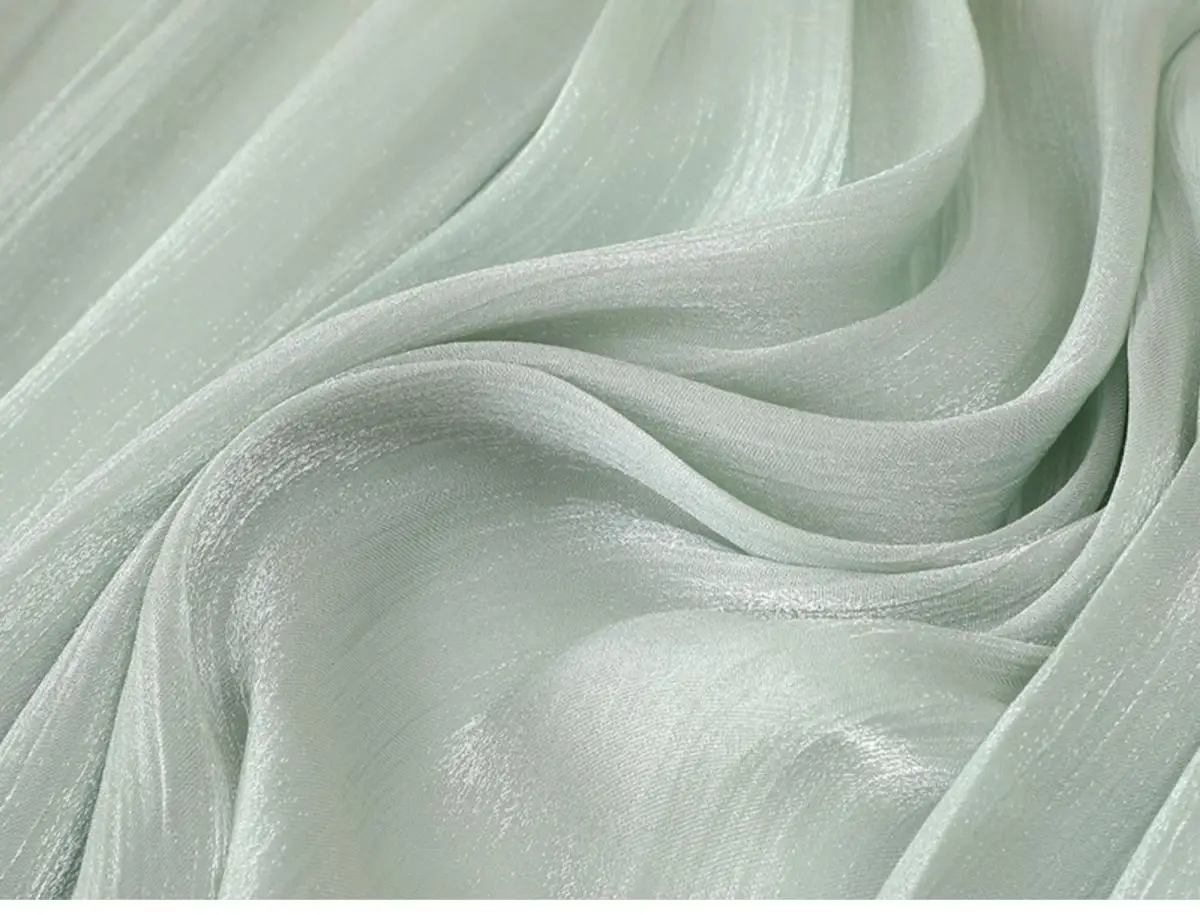 Women's Summer Streamer Chiffon Skirt Milk Pearlescent Willow Pleated — feature 17