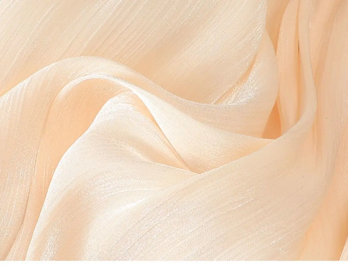 Women's Summer Streamer Chiffon Skirt Milk Pearlescent Willow Pleated — feature 9