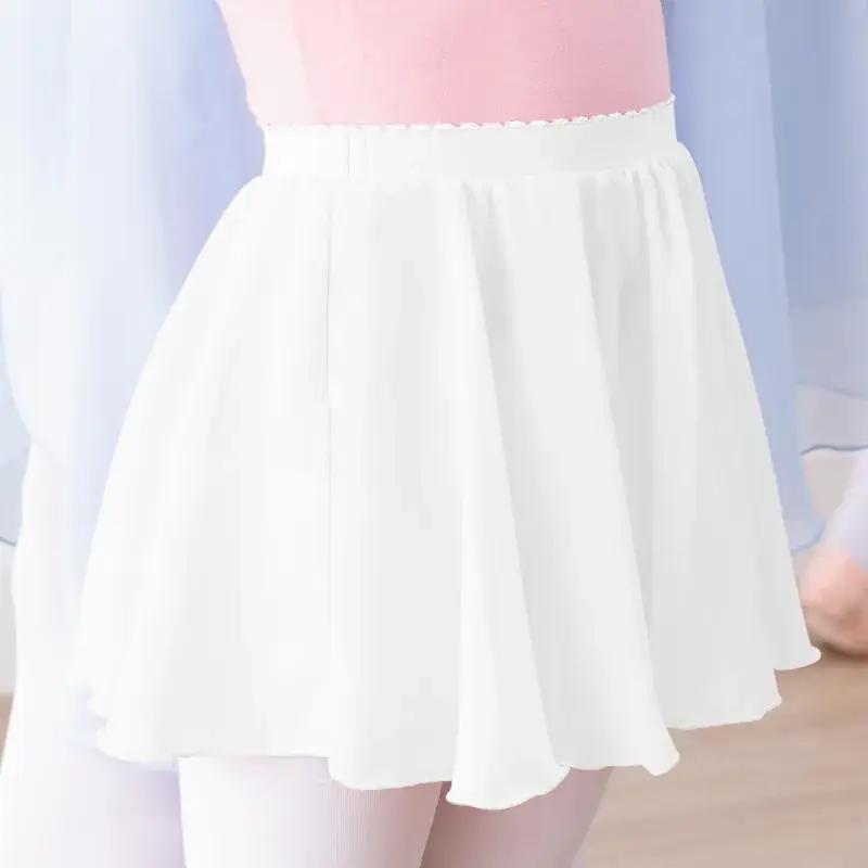 Light Blue Chinese Dance Skirt for Girls Ballet Suit