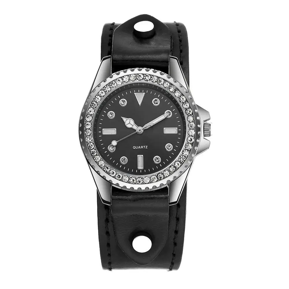 Women's Multi-Color Quartz Watch with Red Strap — feature 7