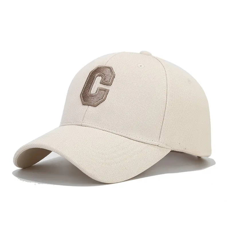 C Letter Embroidered Women's Spring Summer Cap