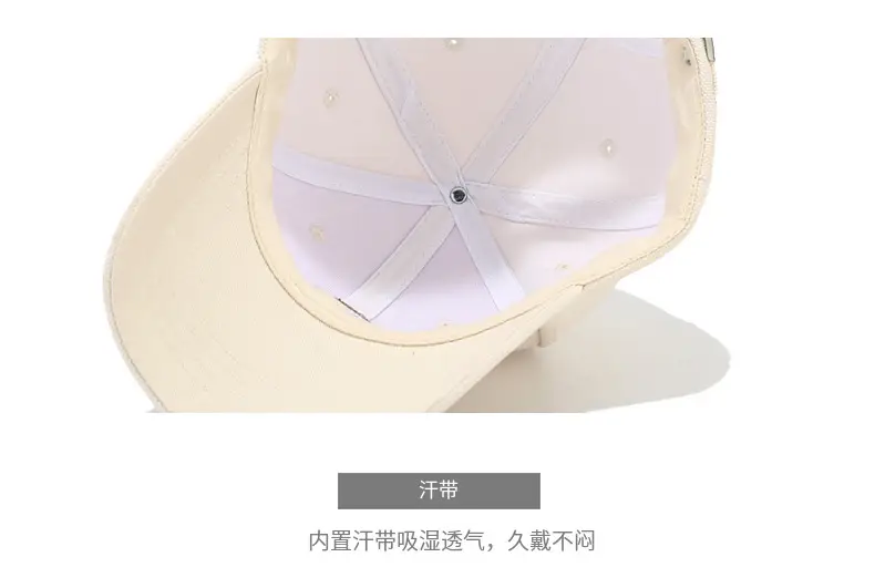 C Letter Embroidered Women's Spring Summer Cap — feature 7