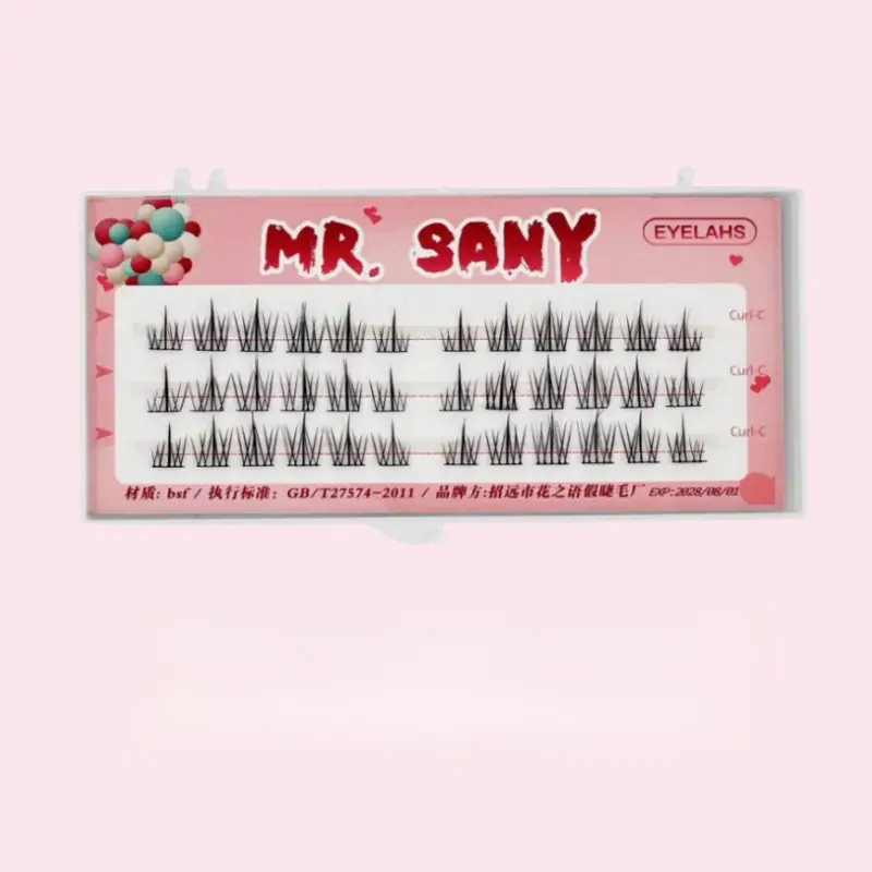 Three Row False Eyelashes Lazy Sunflower Self-Grafting - Image 9