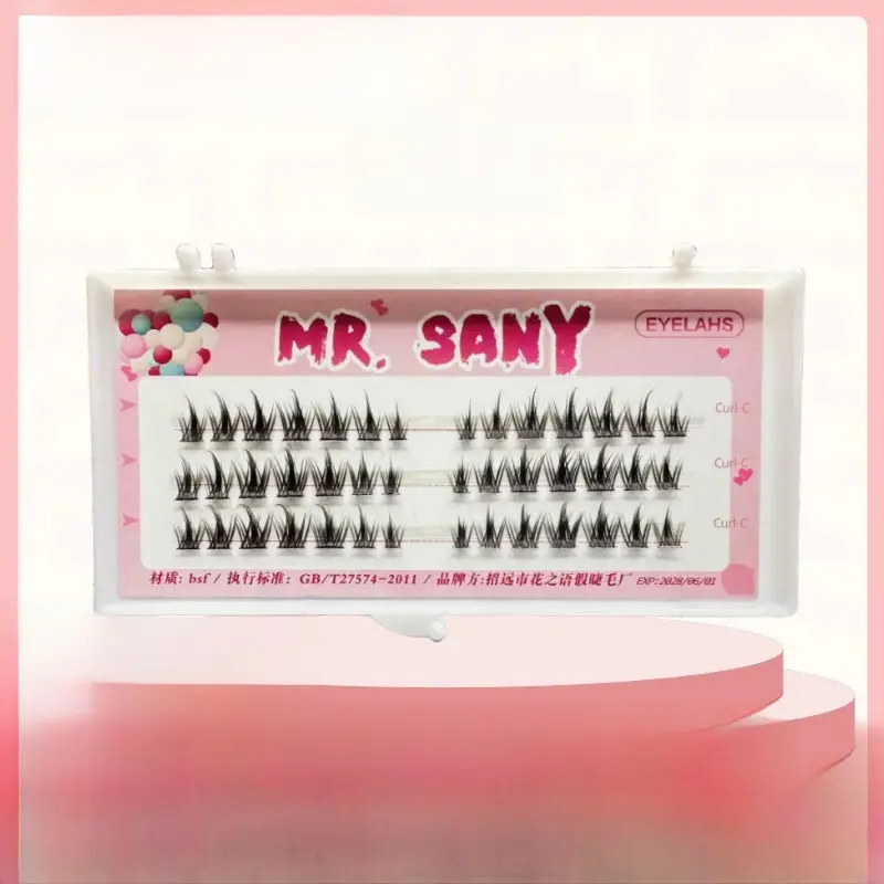 Three Row False Eyelashes Lazy Sunflower Self-Grafting - Image 3
