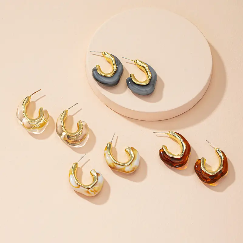 Gold Cross Twist Ear Clips for Women — feature 2