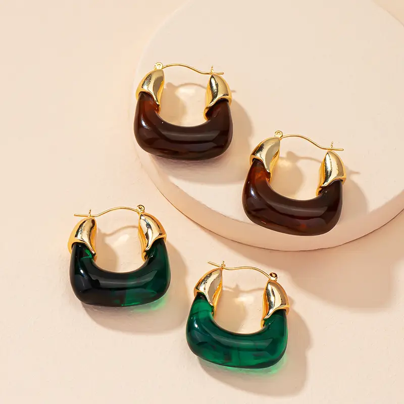 Gold Cross Twist Ear Clips for Women — feature 3