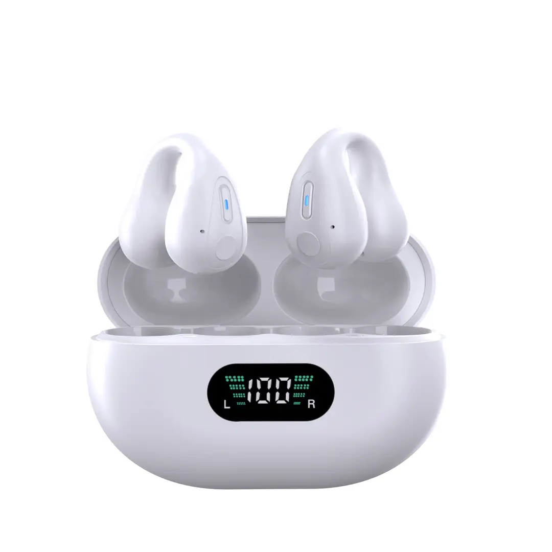 Huaqiangbei Bone Conduction Bluetooth Headset Wireless Sports Open Non-In-Ear Noise Reduction Free Shipping Ear Clip Headset