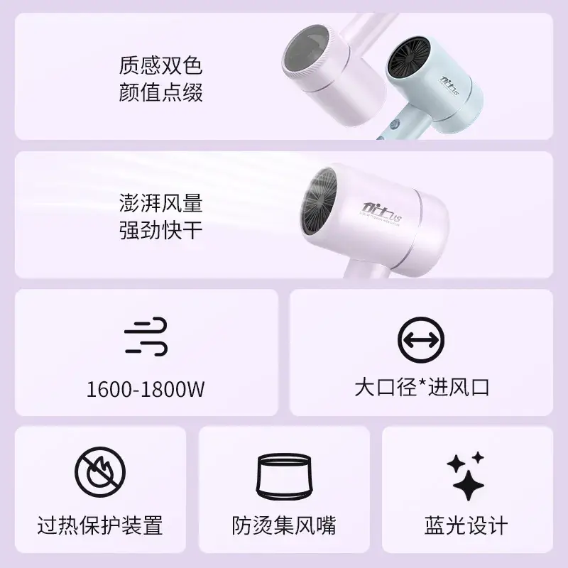 Yongri Electric Hair Dryer Bronze High Power - Image 4