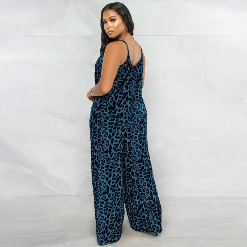 European American Leopard Print Jumpsuit Large — feature 11