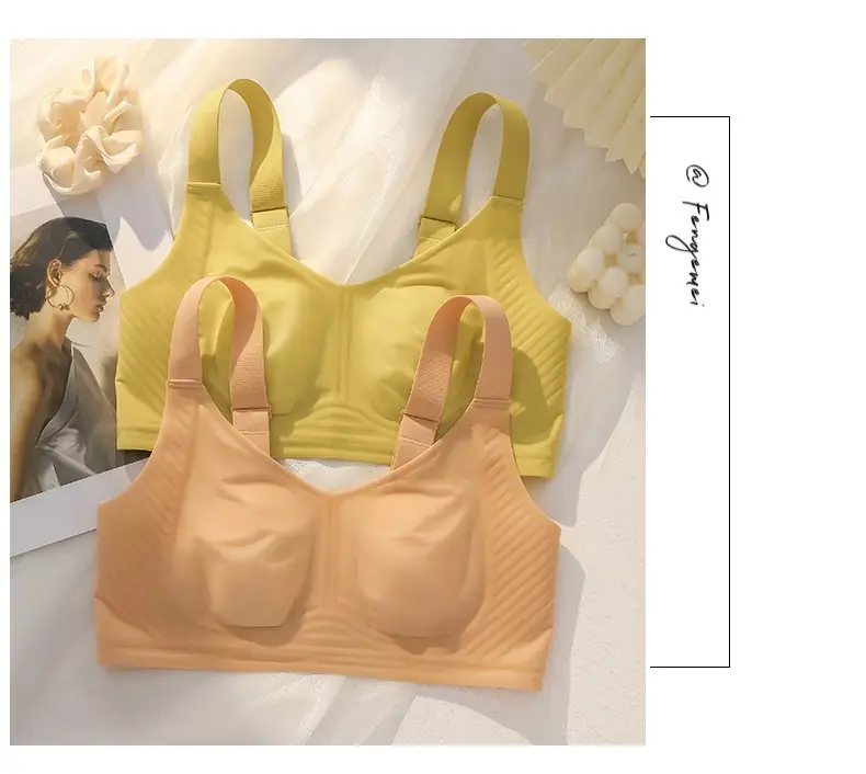 Authentic Large Bust Minimizing Bra for Women, Ultra-Thin Seamless Bunny Ear Design, Plus Size Breast Reduction, Side Breast Collection, Anti-Sagging Bra — feature 24