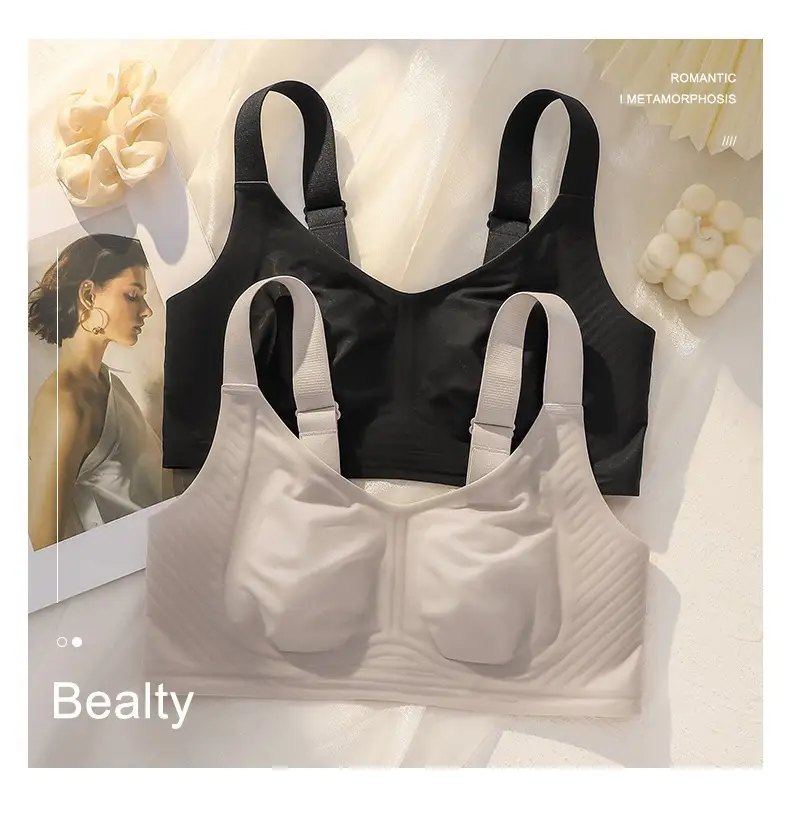 Authentic Large Bust Minimizing Bra for Women, Ultra-Thin Seamless Bunny Ear Design, Plus Size Breast Reduction, Side Breast Collection, Anti-Sagging Bra — feature 25