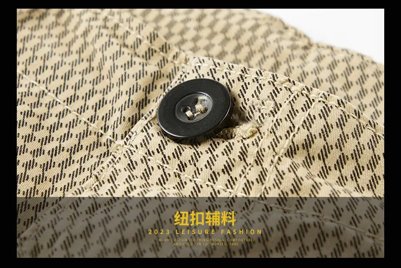 Men's Beige Woven Capri Shorts Summer Casual Pants — feature 18