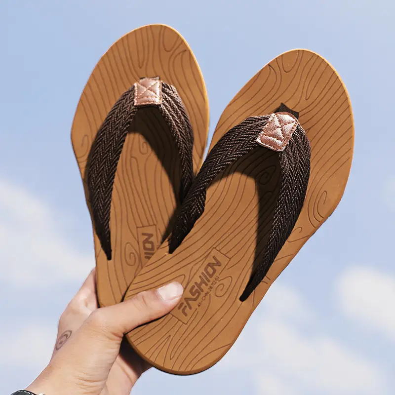 Brazil Men's Red Slipper Non-Slip Crossover Summer — feature 5