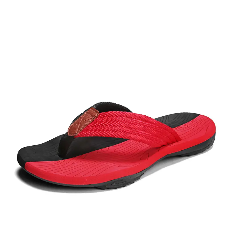 Brazil Men's Red Slipper Non-Slip Crossover Summer