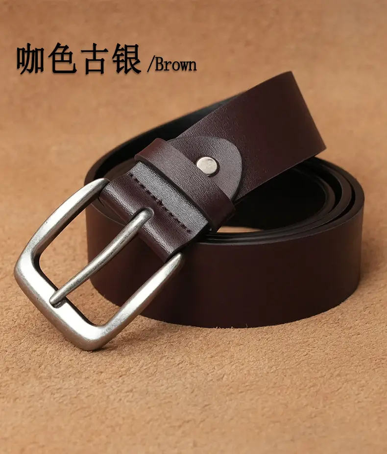 Men's High-Carbon Steel Belt with Cowhide Strap — feature 11