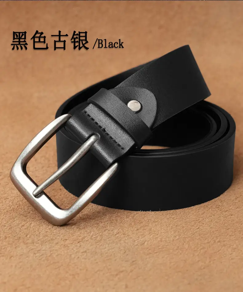 Men's High-Carbon Steel Belt with Cowhide Strap — feature 13