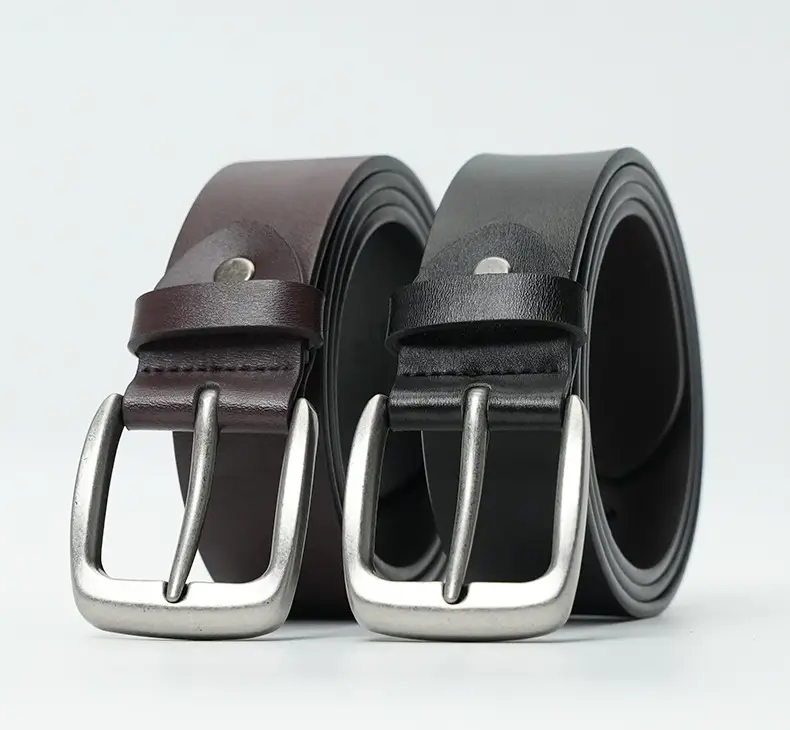 Men's High-Carbon Steel Belt with Cowhide Strap — feature 15