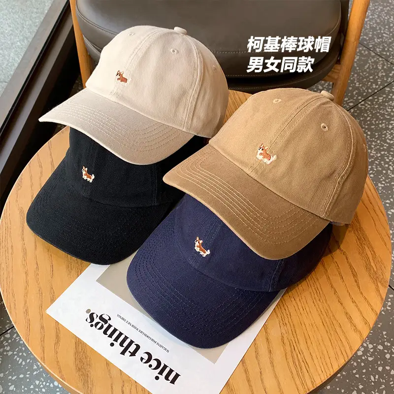 Uncle Stubble Cartoon Cap Blue for Girls Boys
