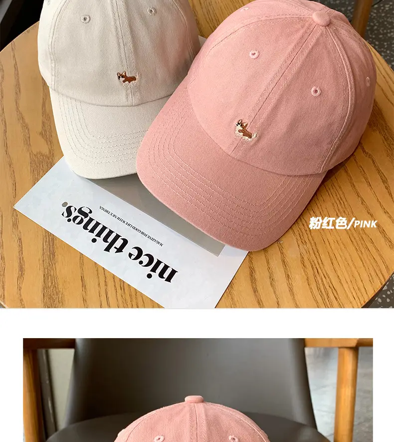 Uncle Stubble Cartoon Cap Blue for Girls Boys — feature 4