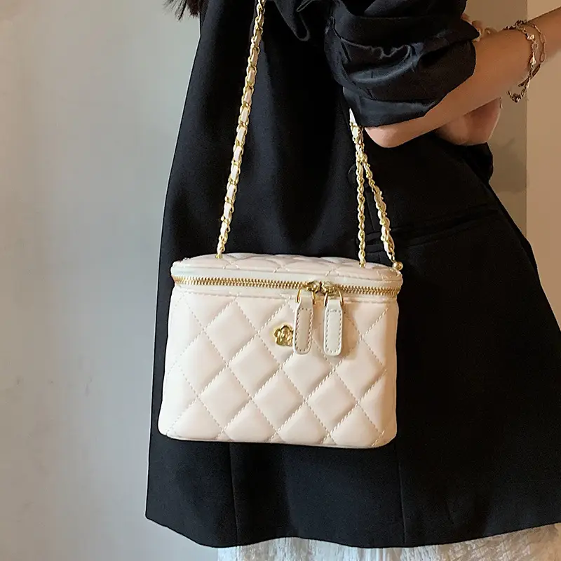 Yellow Diamond Chain Small Women's Bag