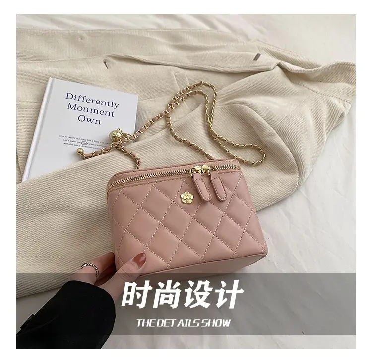 Yellow Diamond Chain Small Women's Bag — feature 13