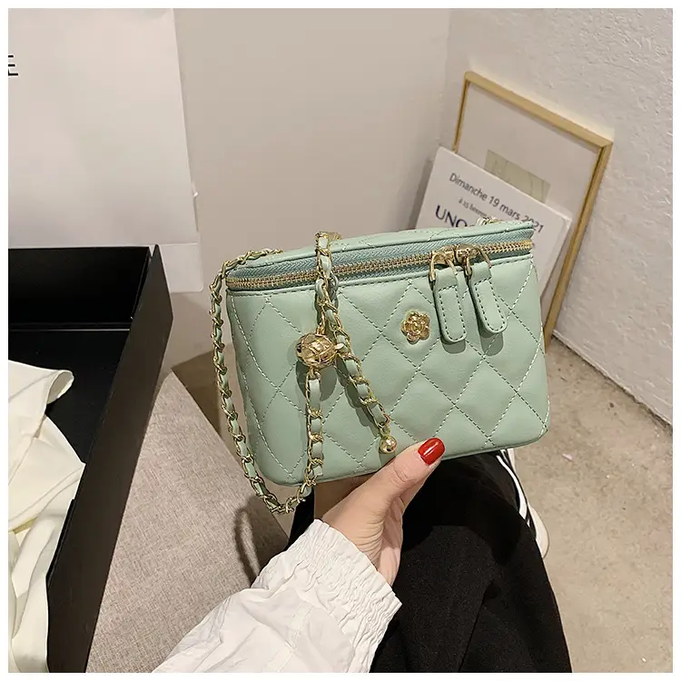 Yellow Diamond Chain Small Women's Bag — feature 29