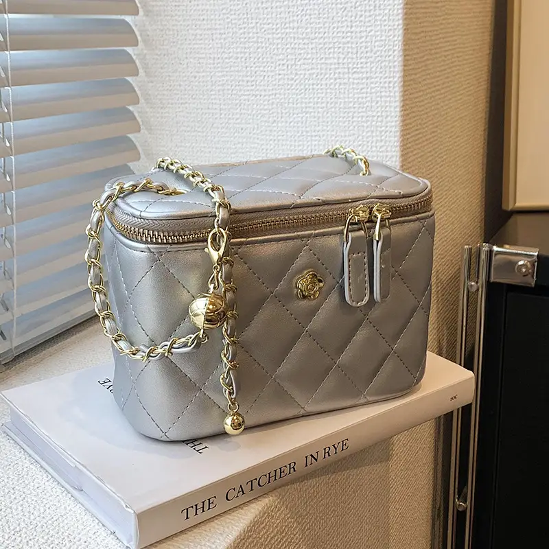 Yellow Diamond Chain Small Women's Bag