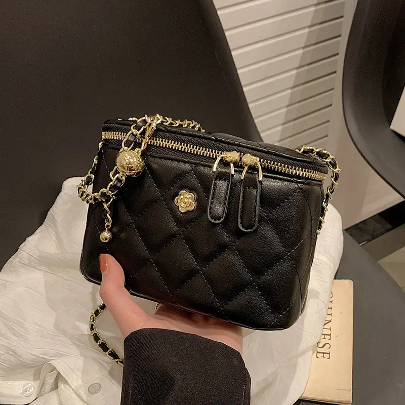 Yellow Diamond Chain Small Women's Bag