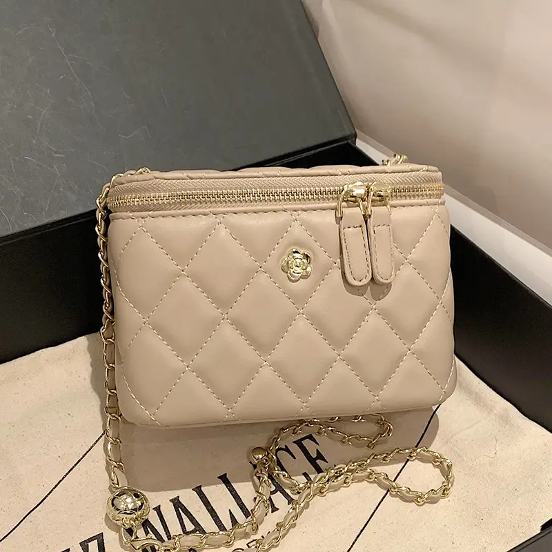 Yellow Diamond Chain Small Women's Bag