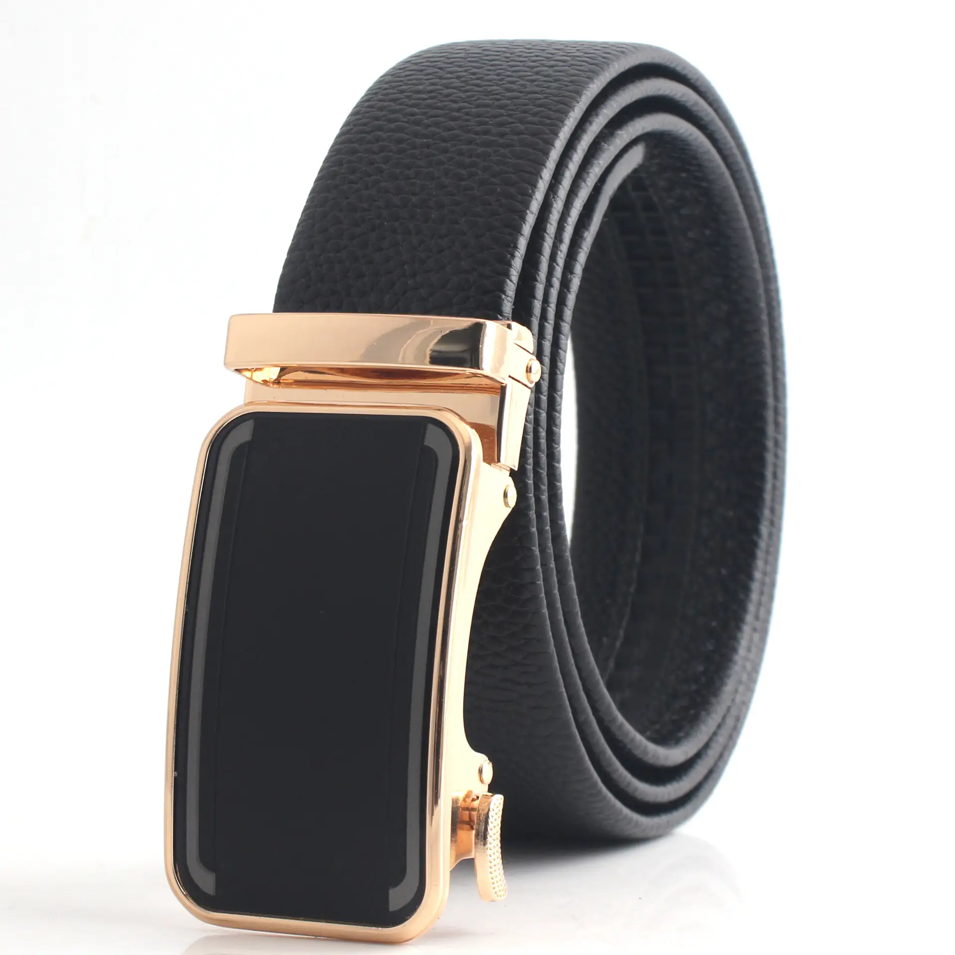 Hongsheng Belt for Men 3D Film Gold Black - Image 3