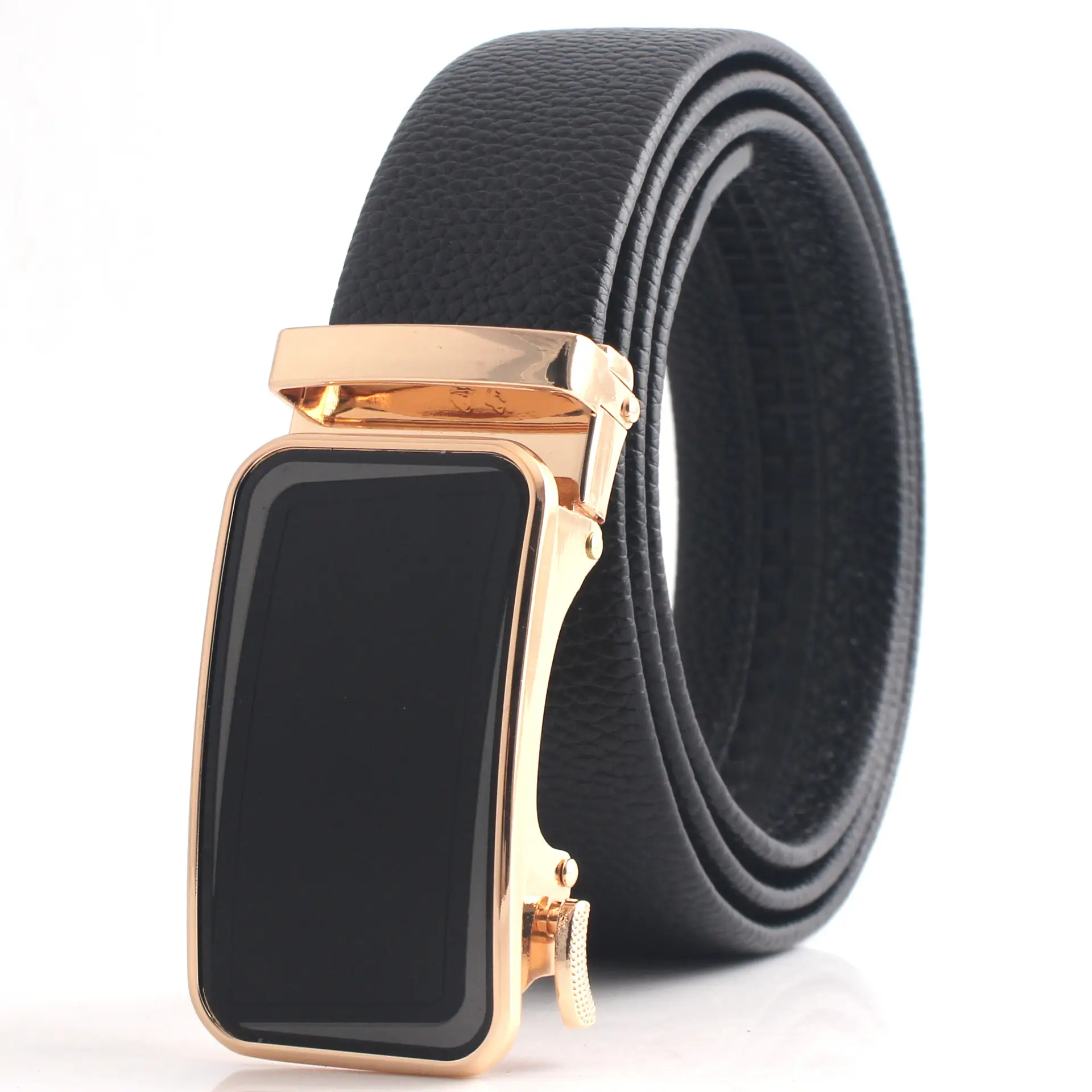 Hongsheng Belt for Men 3D Film Gold Black - Image 5