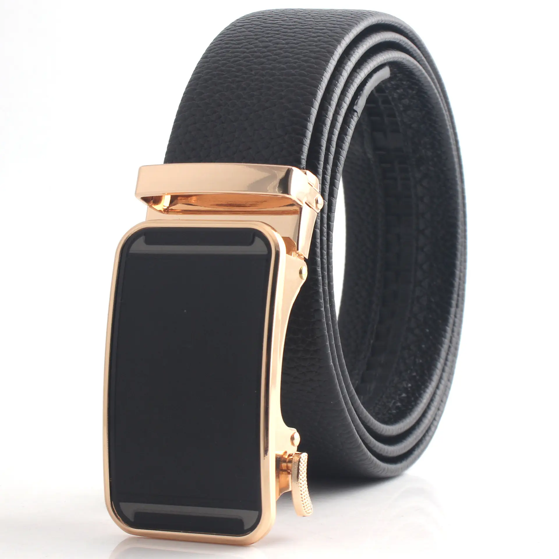 Hongsheng Belt for Men 3D Film Gold Black - Image 6