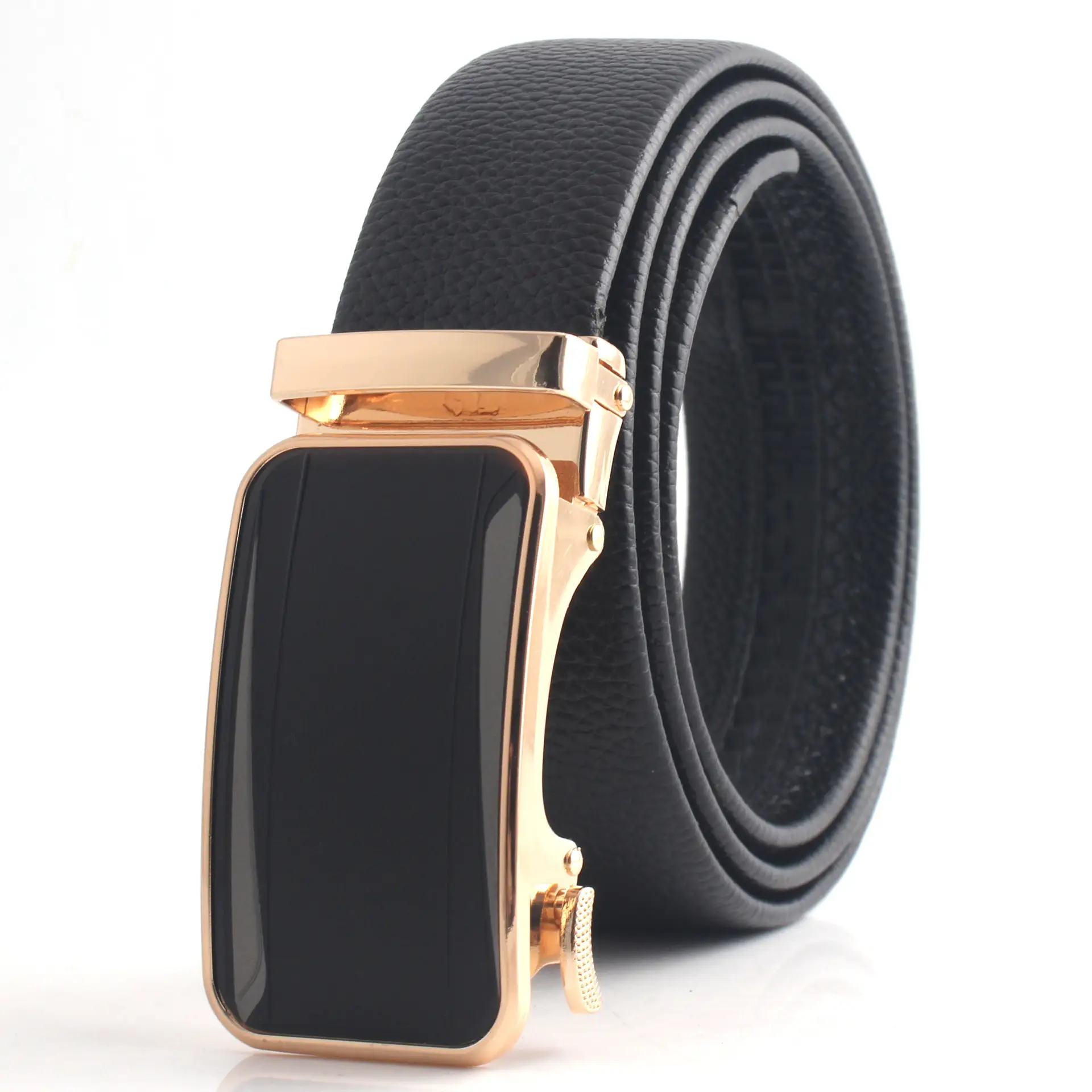 Hongsheng Belt for Men 3D Film Gold Black - Image 7