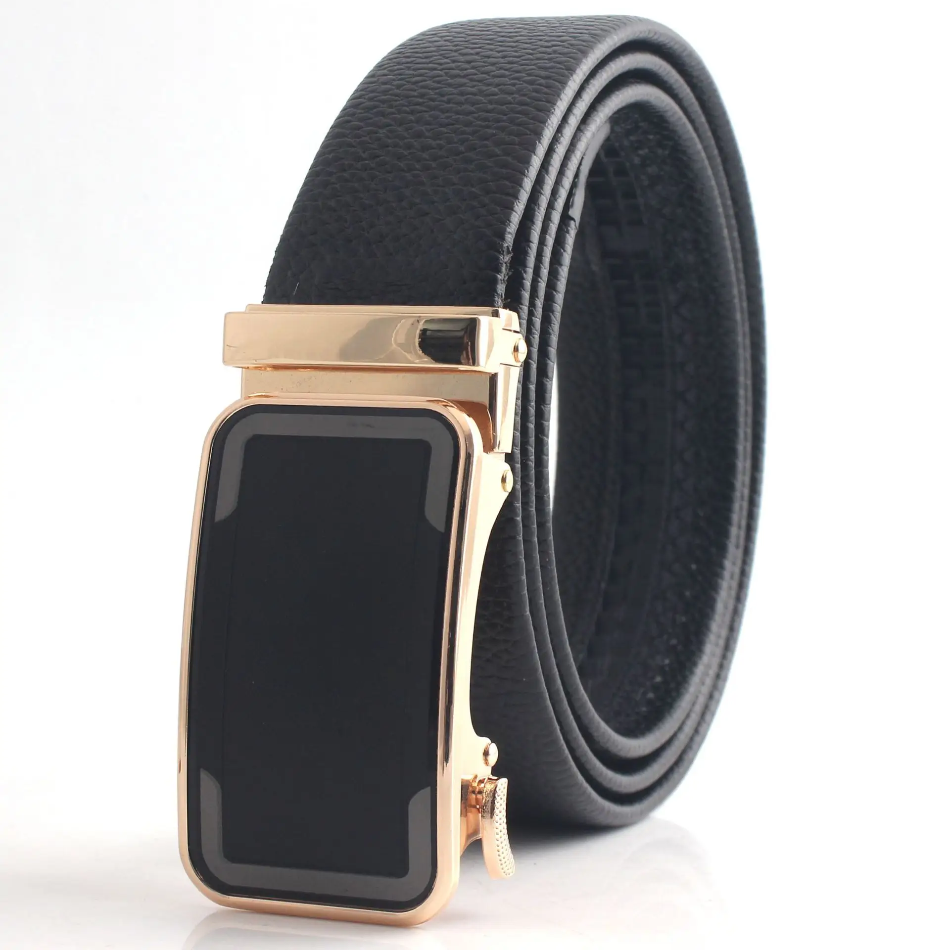 Hongsheng Belt for Men 3D Film Gold Black - Image 8