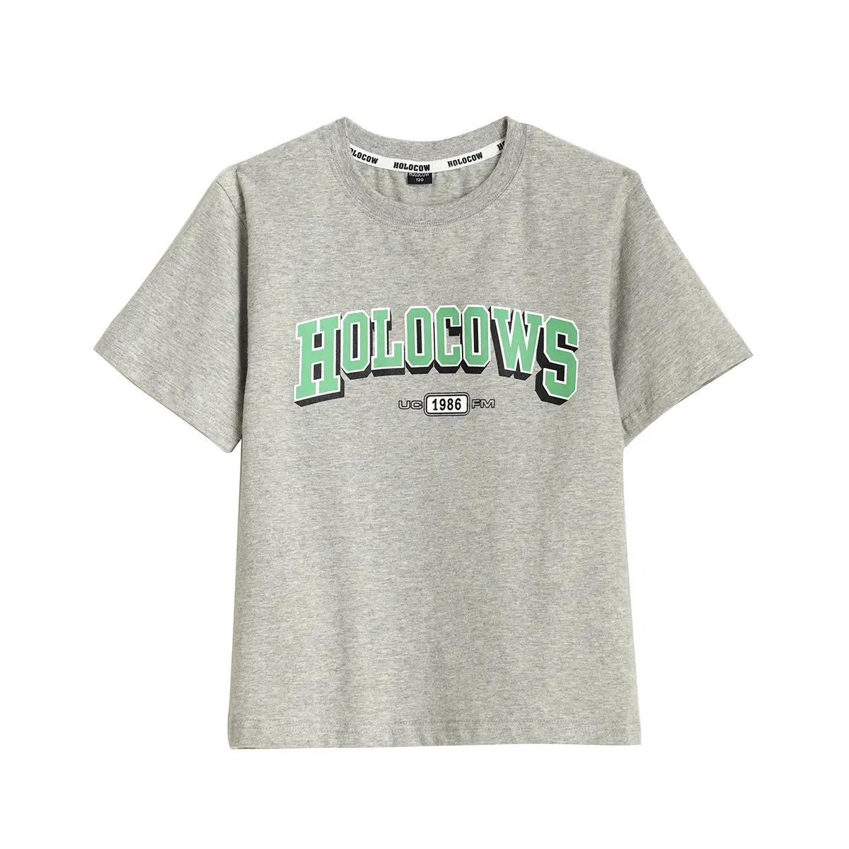 White Ho! Ho! Ho T-Shirt for Boys Girls Large - Image 9