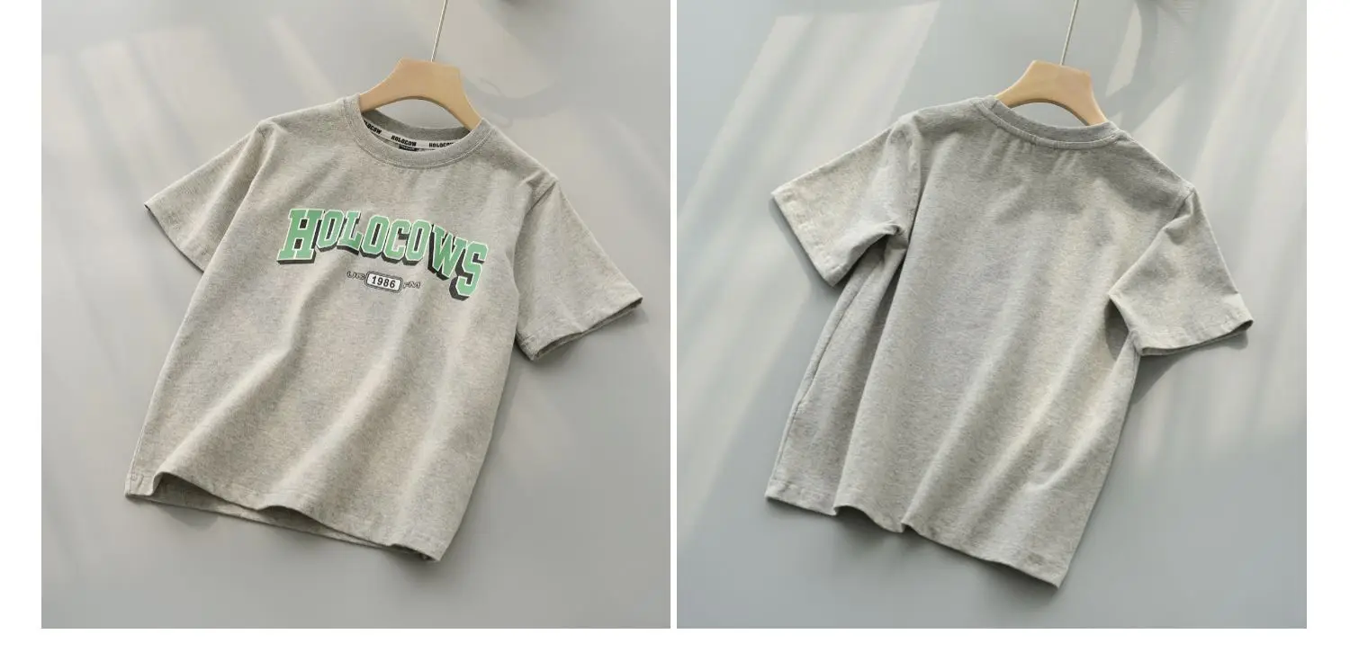 White Ho! Ho! Ho T-Shirt for Boys Girls Large — feature 1