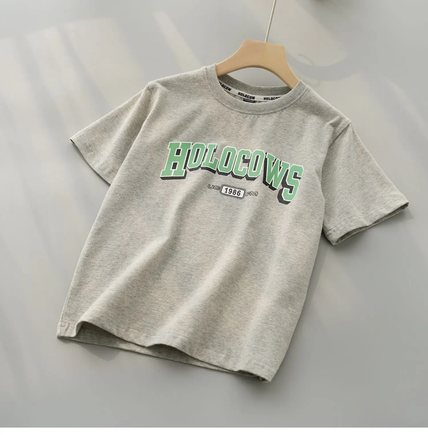 White Ho! Ho! Ho T-Shirt for Boys Girls Large — feature 8