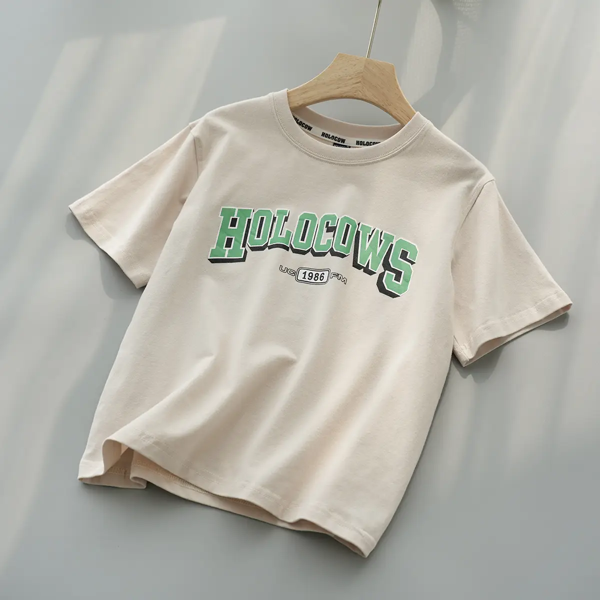 White Ho! Ho! Ho T-Shirt for Boys Girls Large - Image 3