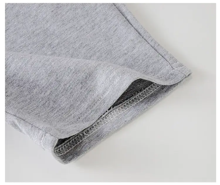 Children's Cotton Middle Shorts Black Gray Blue Summer Casual — feature 18