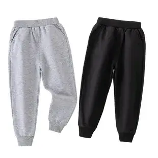 Children's Cotton Middle Shorts Black Gray Blue Summer Casual — feature 9